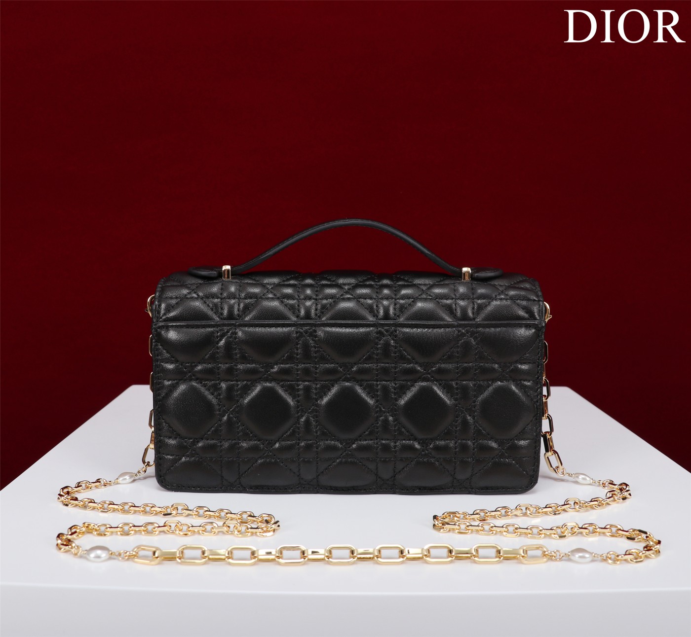 My Dior Mini Bag Black Cannage Lambskin